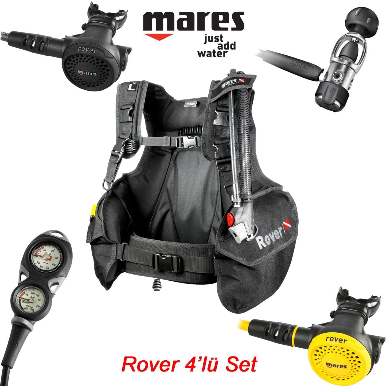 Mares Rover Regülatör Bc Dalış Seti
