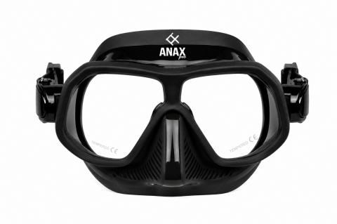 Anax Pro MAYK Dalış Maskesi Siyah