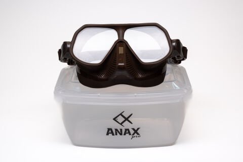 Anax Pro MAYK Dalış Maskesi Kahverengi