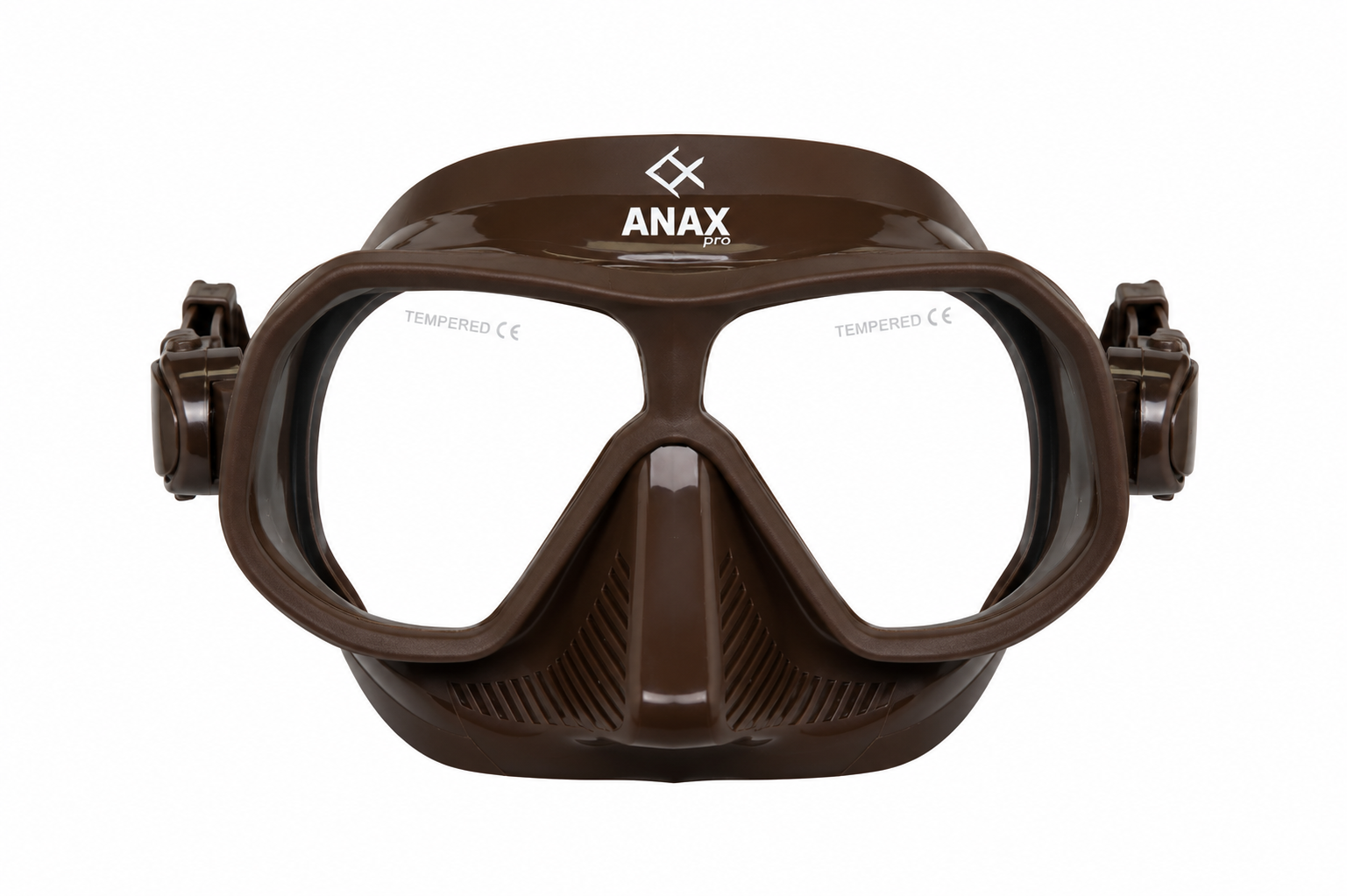 Anax Pro MAYK Dalış Maskesi Kahverengi