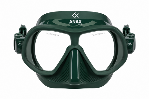 Anax Pro MAYK Dalış Maskesi Yeşil