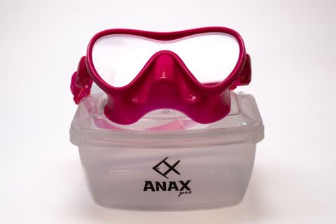 Anax Pro HORİZON Dalış Maskesi Pembe