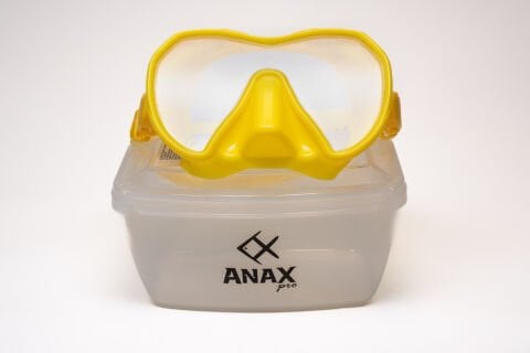 Anax Pro NEED Dalış Maskesi Sarı