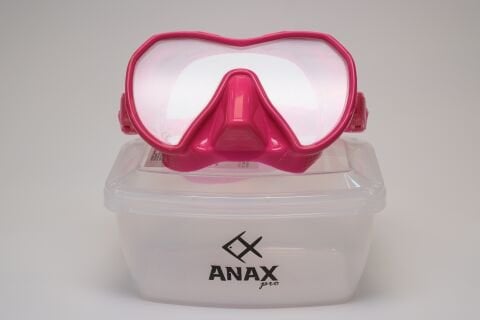 Anax Pro NEED Dalış Maskesi PEMBE