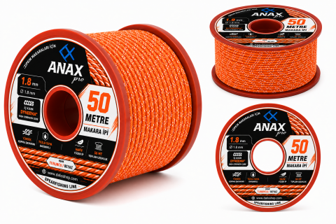 Anax 50 mt. Zıpkın Makara İpi