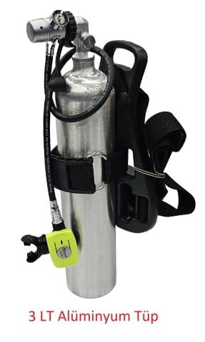 3 L. Tekne Scuba Set - Çantasız