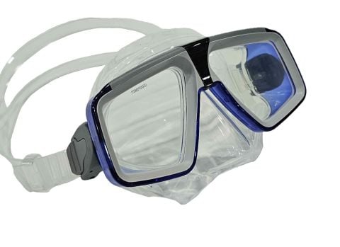 M-05 Maske Şeffaf-Mavi