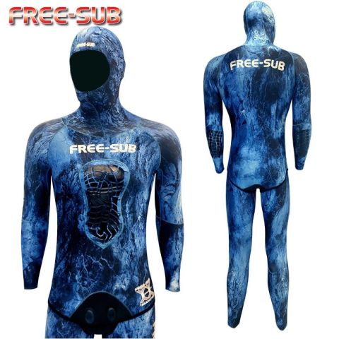 Free Sub Demre Blue 5MM Dalış Elbisesi (YAMAMOTO39) S