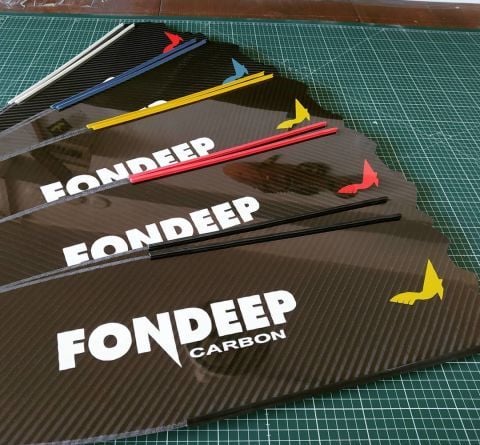Fondeep T4 Carbon Pala (4*4 Twill Kumaş 22 Derece 76 Cm)
