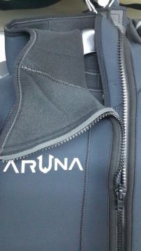 Aruna 7mm İki Parça Fermuarlı Erkek Dalış Elbisesi SMALL