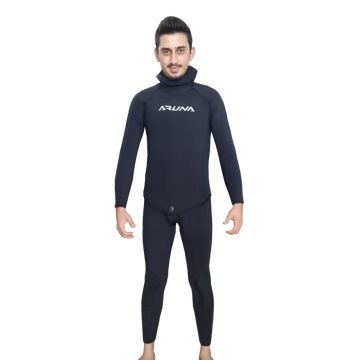 Aruna 9mm İki Parça Erkek Dalış Elbisesi LARGE